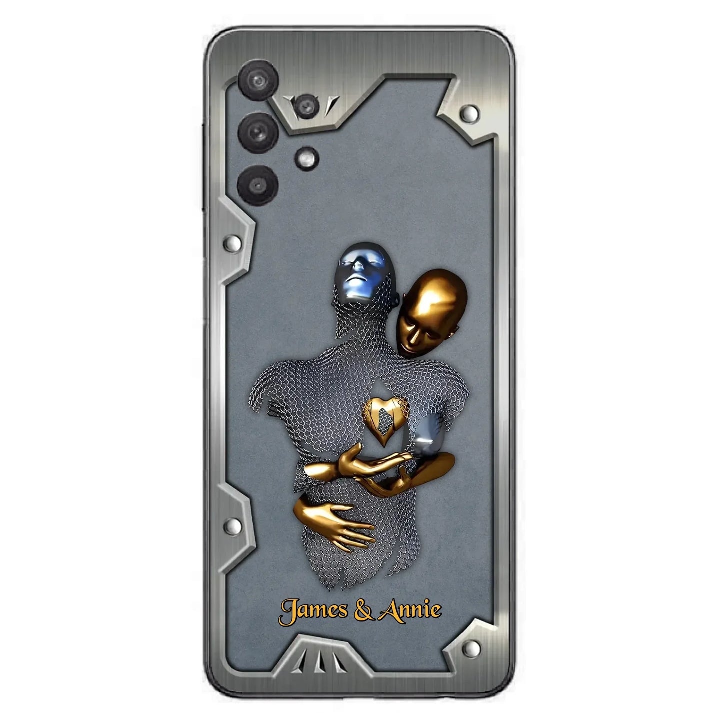 Custom Personalized Couple Phone Case - Gift Idea For Couple/ Valentines Day - Case For iPhone/ Samsung