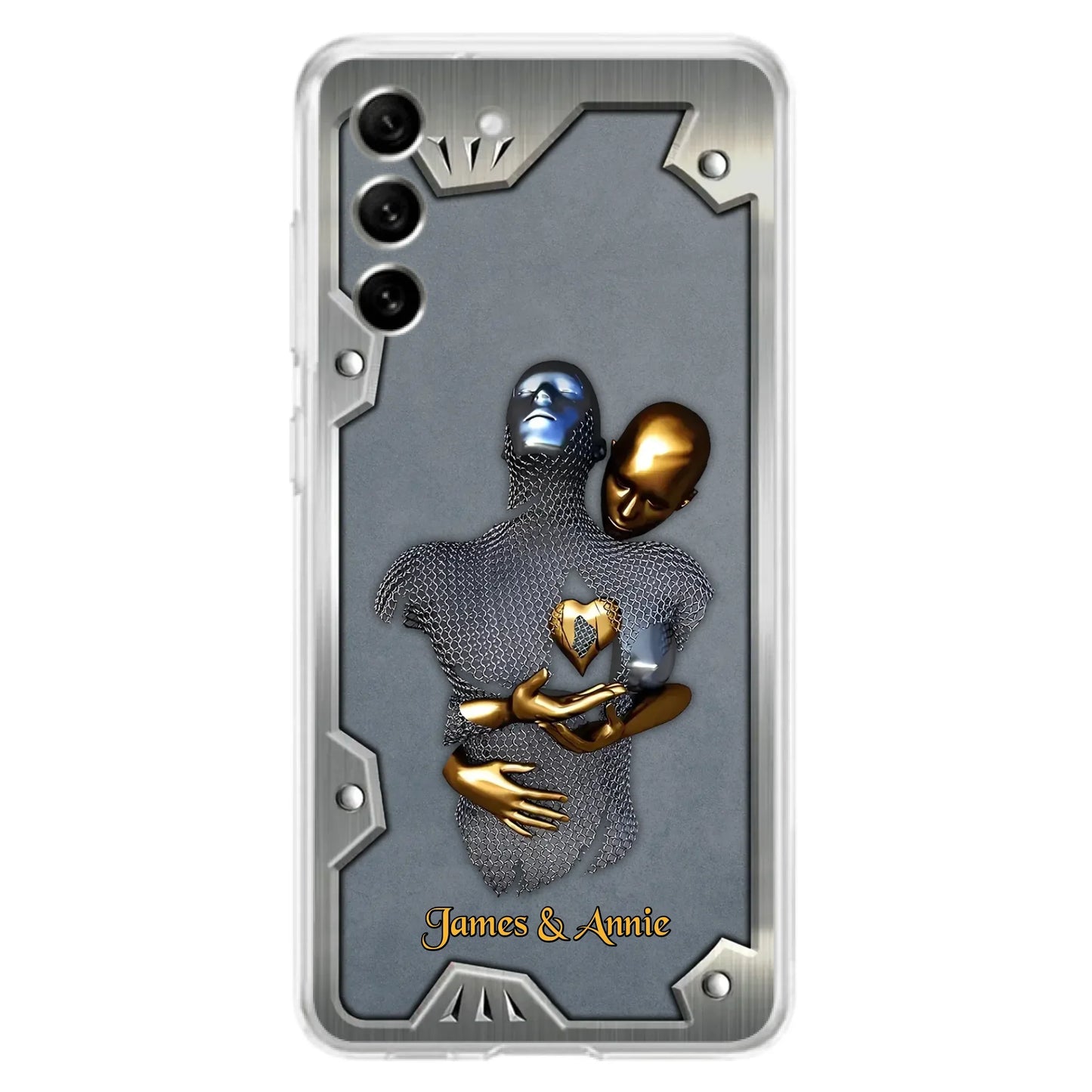 Custom Personalized Couple Phone Case - Gift Idea For Couple/ Valentines Day - Case For iPhone/ Samsung