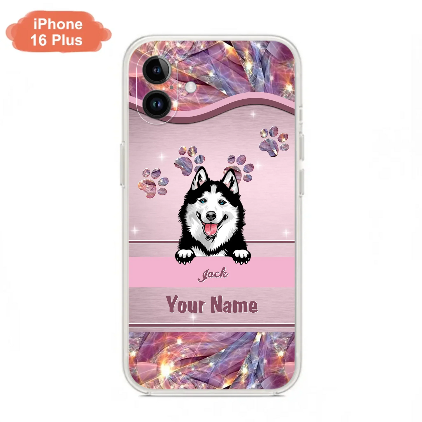 Custom Personalized Dog Phone Case For iPhone And Samsung - Gift Idea For Dog Lover - Up to 3 Dogs