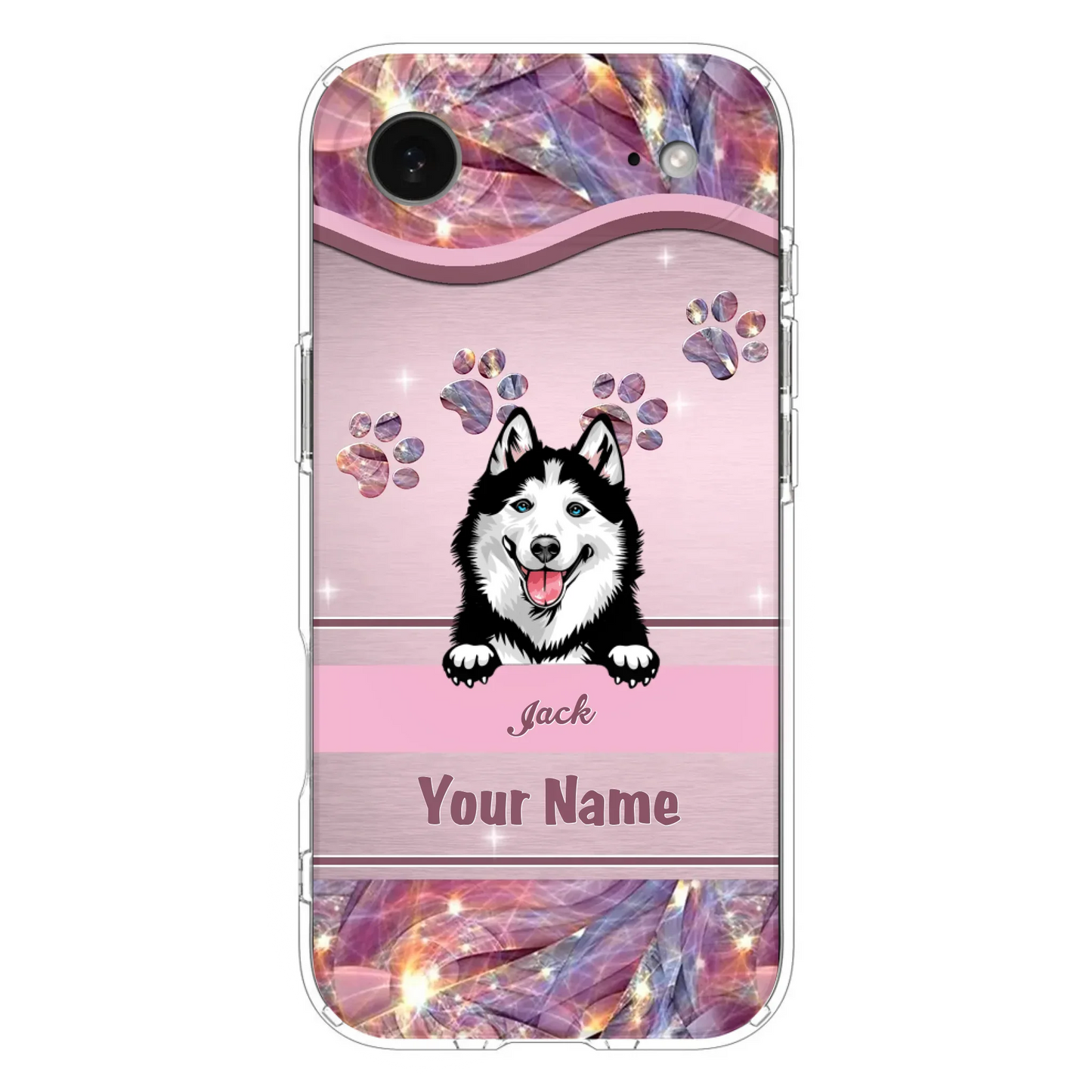 Custom Personalized Dog Phone Case For iPhone And Samsung - Gift Idea For Dog Lover - Up to 3 Dogs