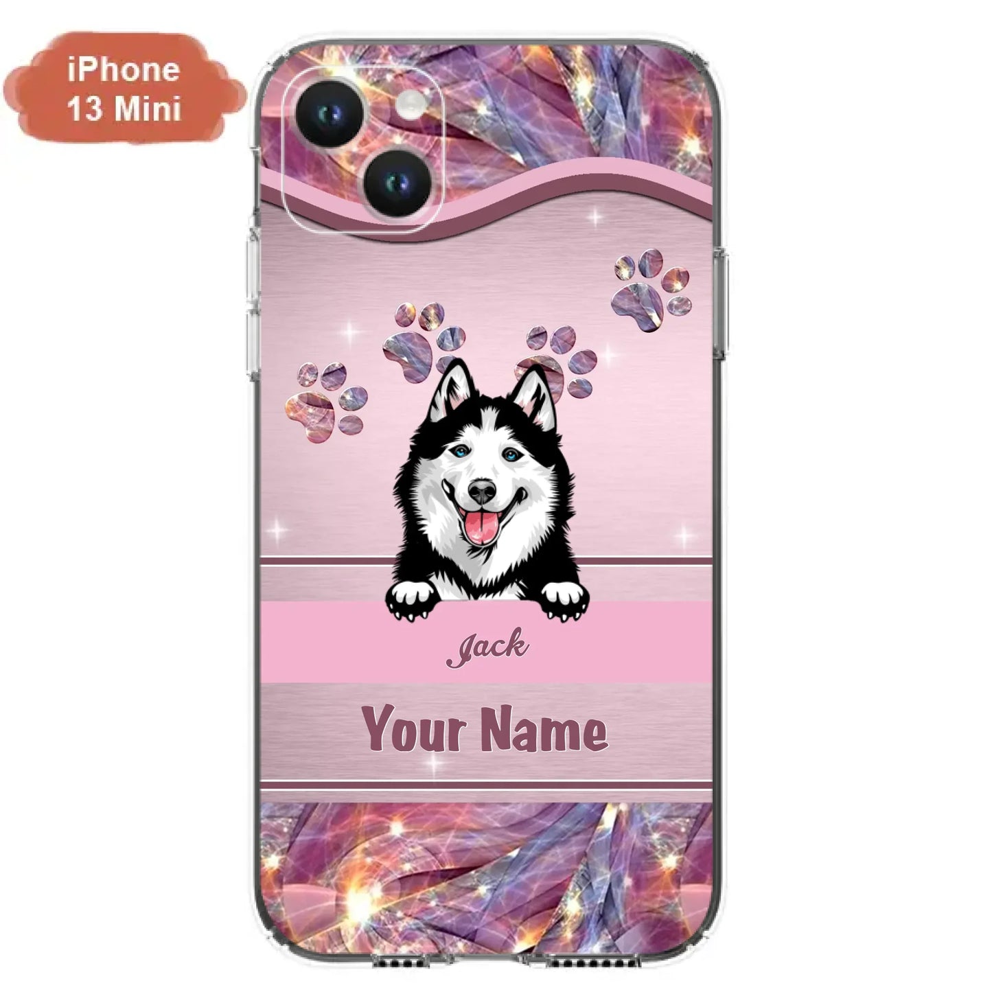 Custom Personalized Dog Phone Case For iPhone And Samsung - Gift Idea For Dog Lover - Up to 3 Dogs