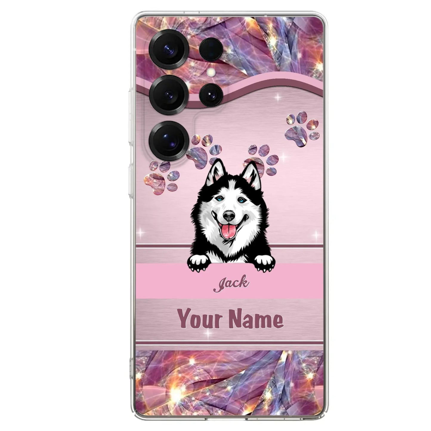 Custom Personalized Dog Phone Case For iPhone And Samsung - Gift Idea For Dog Lover - Up to 3 Dogs