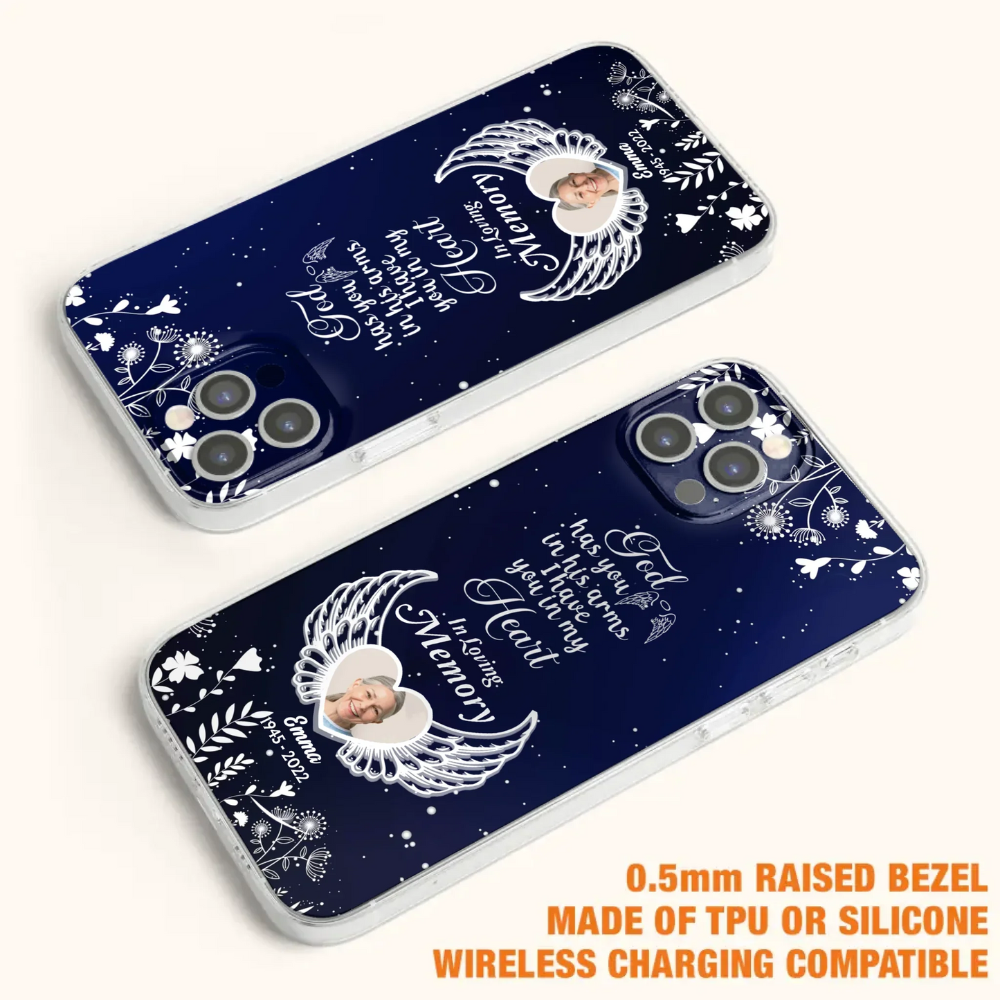 Personalized Memorial Phone Case - Memorial Gift Idea For Family - I Have You In My Heart - Case For iPhone/Samsung