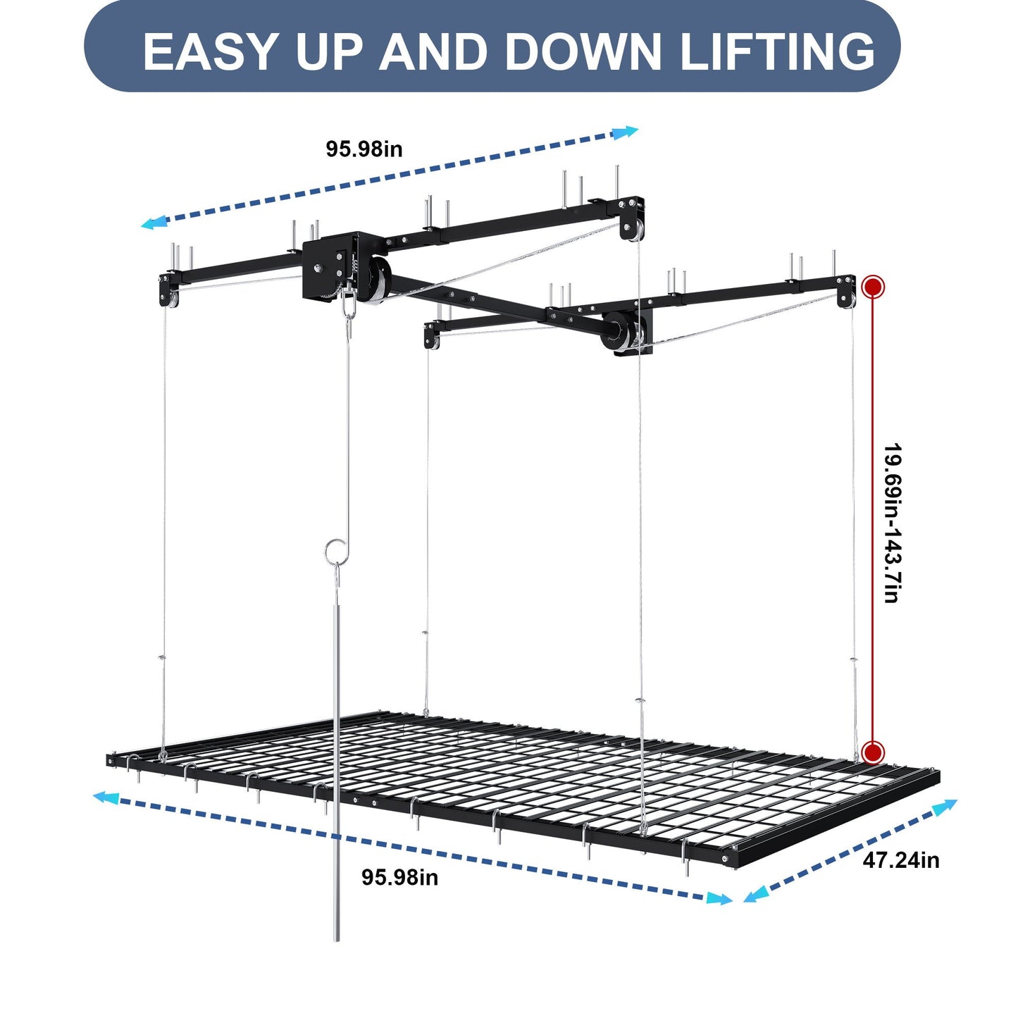 Overhead Garage Storage Rack