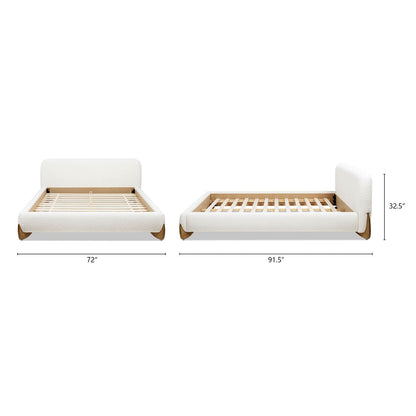 Alpine - Puffy Modern Platform Bed