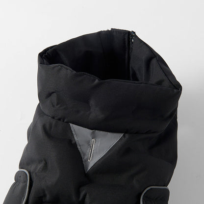 Water- And Wind-Resistant Velcro Jacket For Medium To Large Dogs