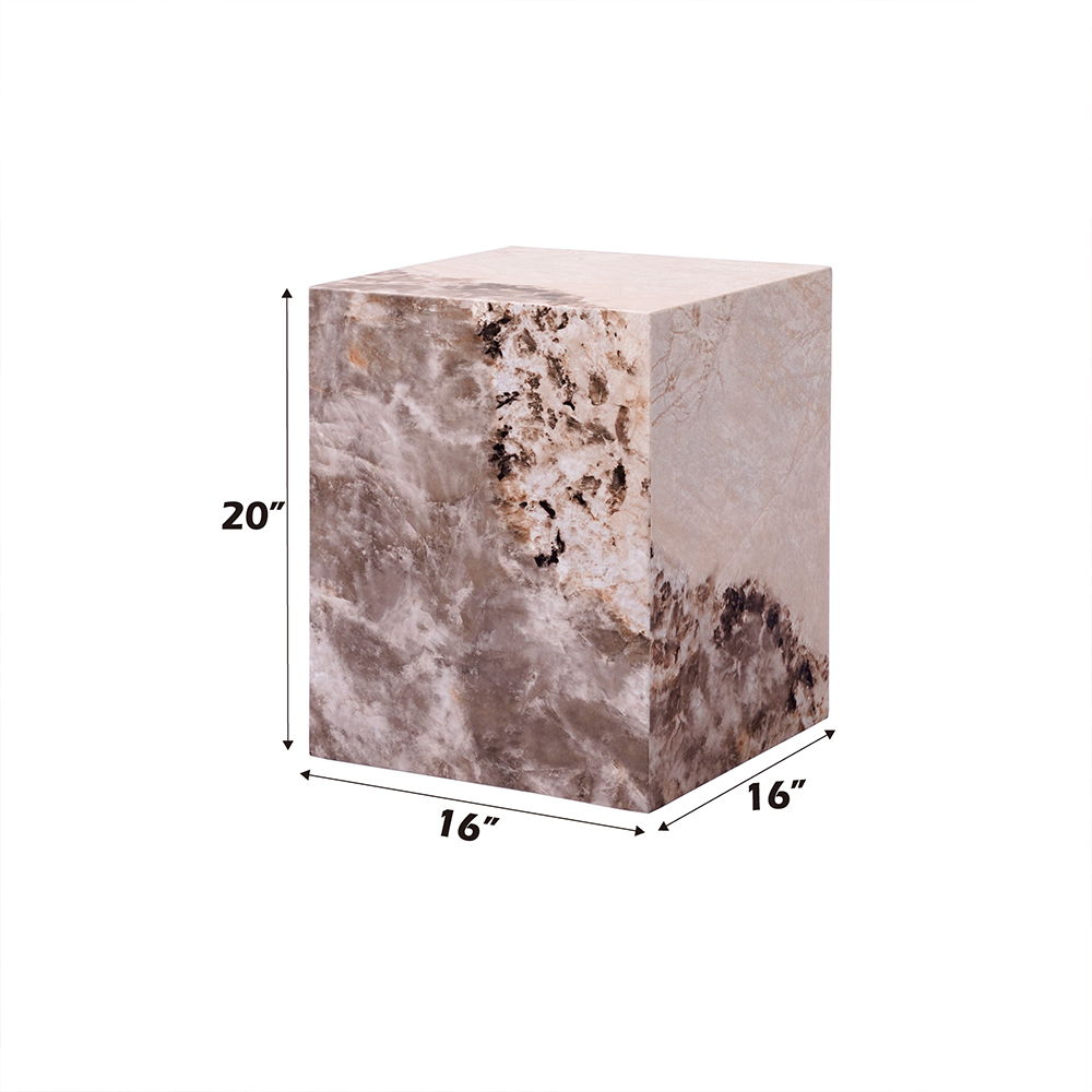 Fultan - End Table - Engineered Stone