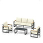 Modern Outdoor Sofa Set With Coffee Table