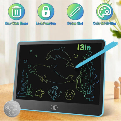 LCD Writing Tablet for Kids with Stylus & Lock Function