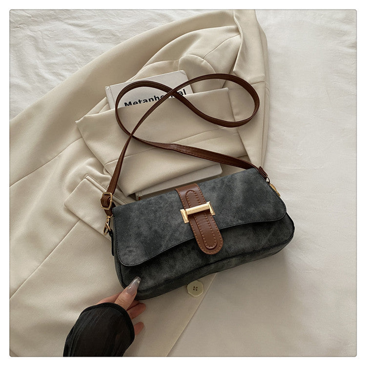 Niche-design Korean-style High-end Baguette Bag