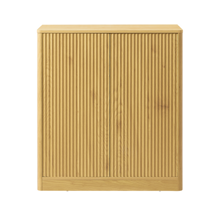 34.3" Modern Wavy Sideboard with Curved Contour Design