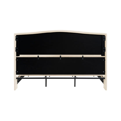 Platform Bed Frame With Tall Headboard And High Footboard