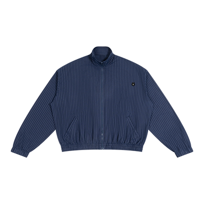 Loki & Ivy Unisex Striped Full-Zip Track Jacket