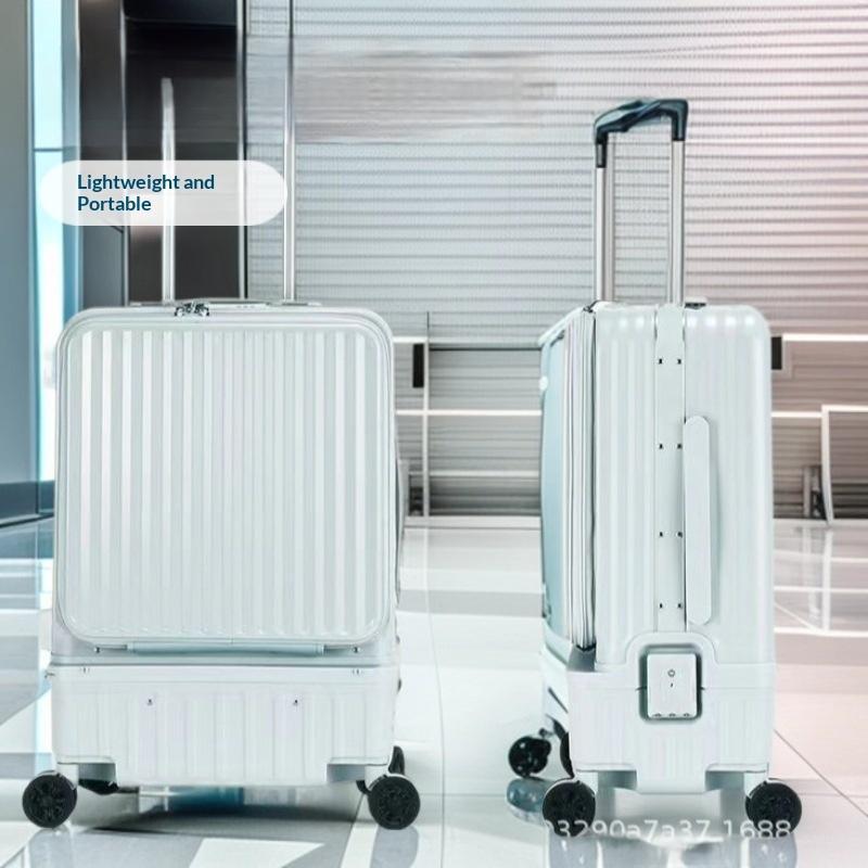 Multifunctional Side-opening High-capacity Suitcase With Dry-wet Separation And An Aluminum Frame
