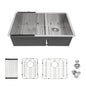 Modern Double Bowl Undermount Kitchen Sink 50 / 50 Design Stainless Steel