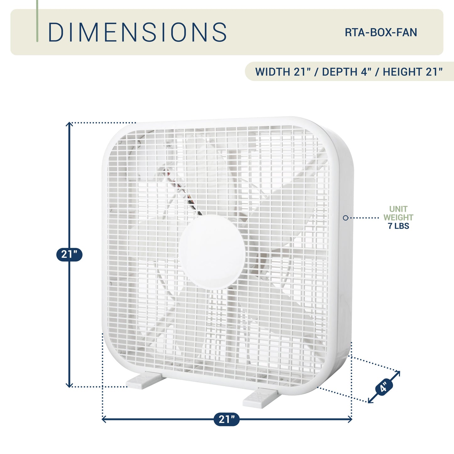 20 Inch Box Fan