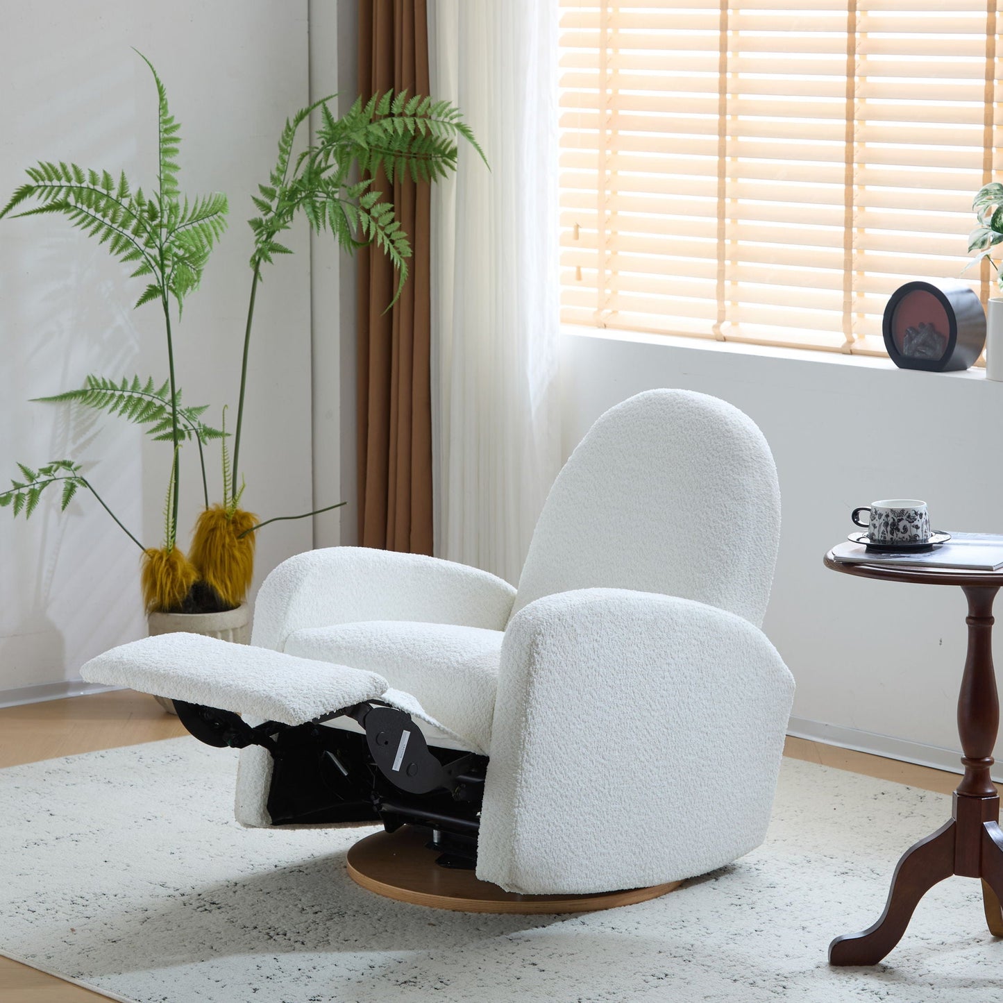 Contemporary 360 Swivel and Glider Recliner Chair