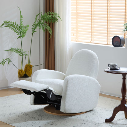 Contemporary 360 Swivel and Glider Recliner Chair