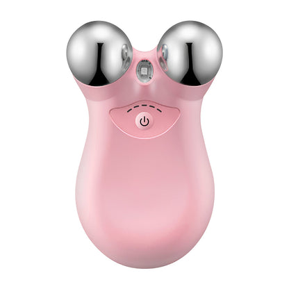 Micro-current Face Massager Rechargeable Face Neck Roller Intelligent Facial Massager with 5 Gears for Skin Tightening Skin Lifting Wrinkle Reducing