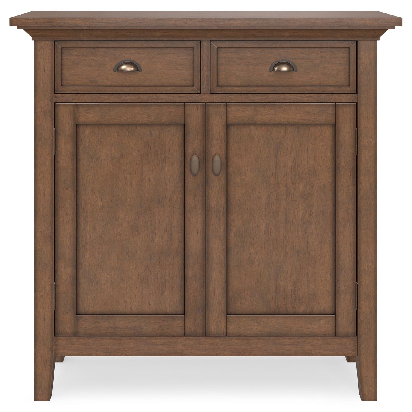 Redmond - Entryway Cabinet With Adjustable Shelves And Drawers - Brown