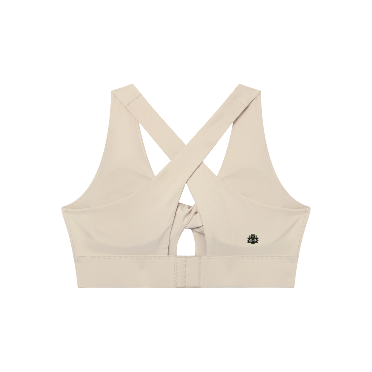 Loki & Ivy Women's Twist Front V-Neck Sports Bra