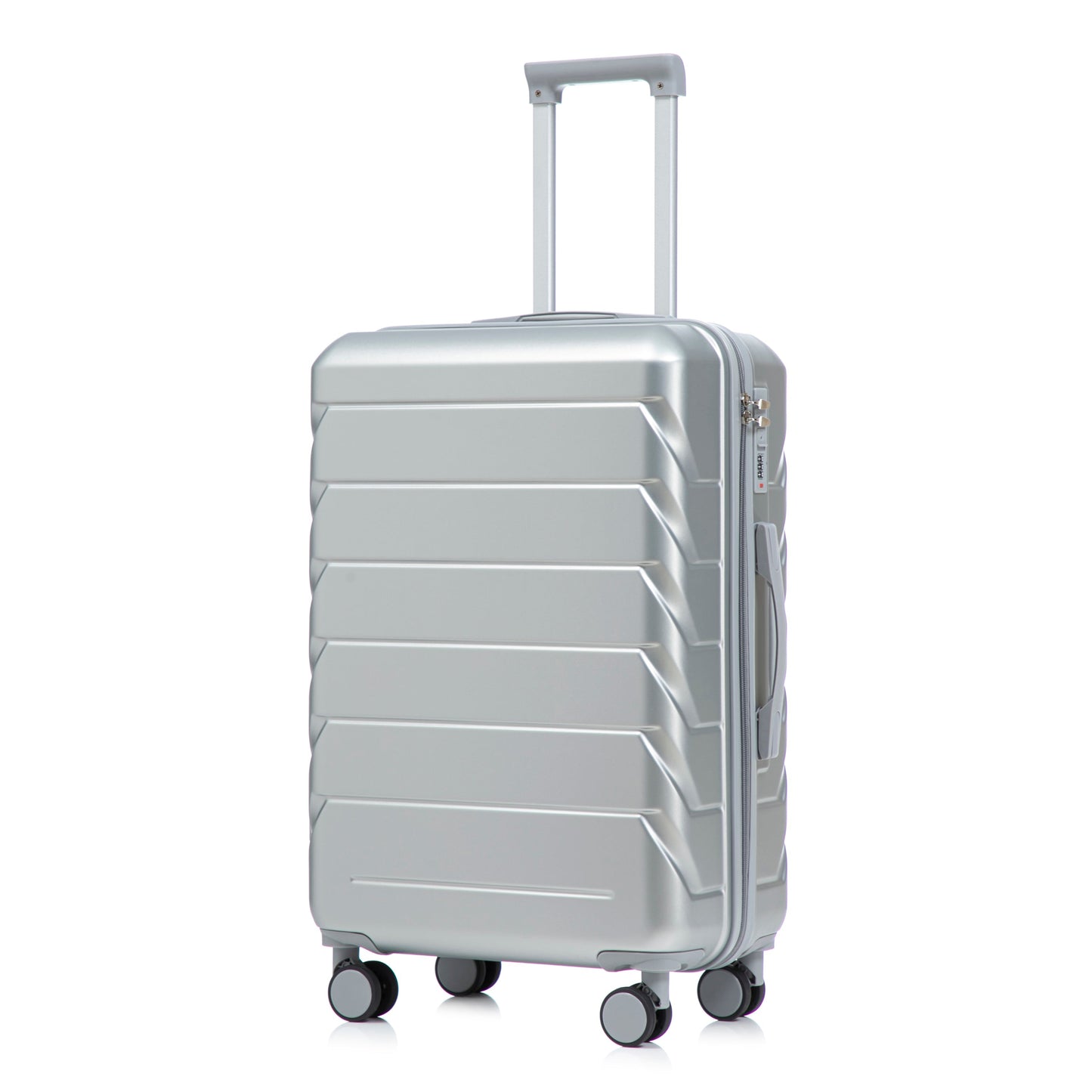 3-Piece ABS Spinner Wheel Luggage Set with Combination Lock
