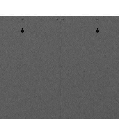 Metal Wall Mounted Tool Storage Cabinet With 2 Locking Doors, Adjustable Shelf, And Drawer