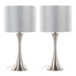 Lenuxe - Contemporary Semi Gloss Table Lamp (Set of 2)