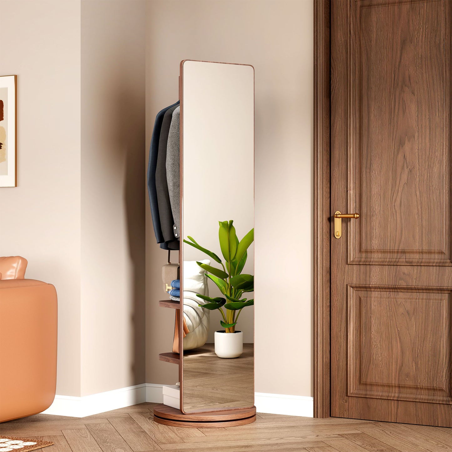 3 In 1 Multifunctional Full-Length Clothing Mirror