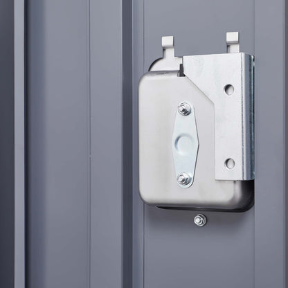 3 Door Lockers With Lock For Home, Gym, Office, School, And Garage - Gray
