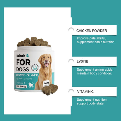 Dog Care Chewable Tablets Daily Care Dog Body Nutrition Balance Immune Quiet Care Tablets