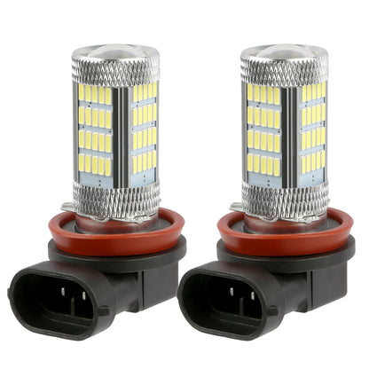 2PCS 800lm H8/H9/ H11 LED Fog DRL Light Bulb IP65 Water-Resistant 360¡ Beam Angle 6000K White