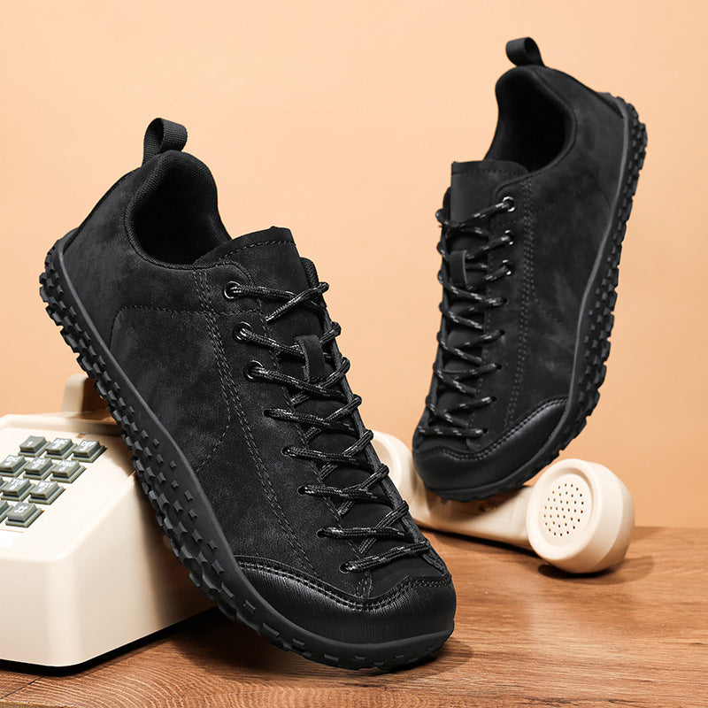 Large Size German Training Shoes Wide Toe Outdoor Hiking Shoes Bare Feet Casual Shoes