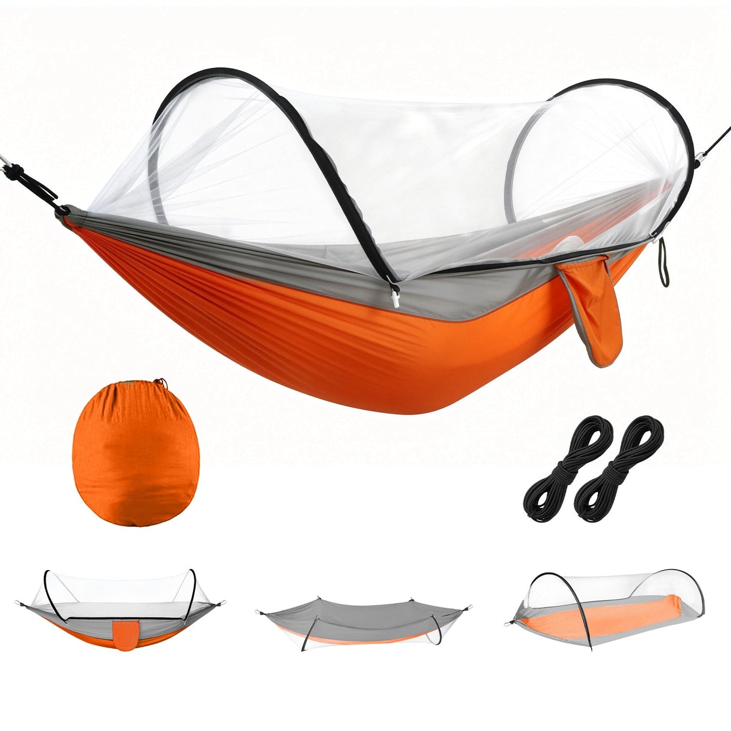 Camping Hammock with Mosquito Net - 440lbs Capacity Portable