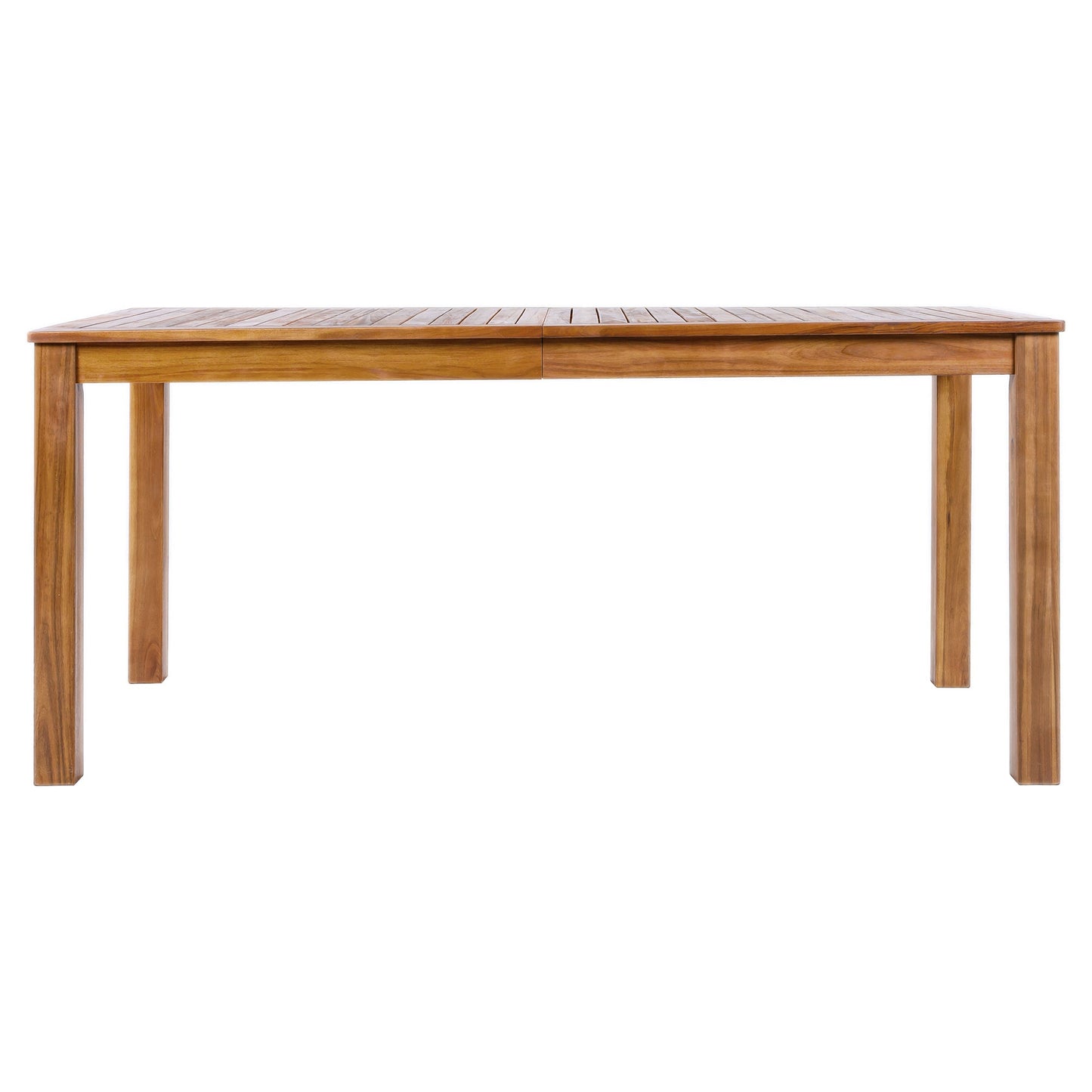 TOPMAX Patio Wooden Dining Table, 67"L Rectangular