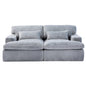 Double Chaise Lounge Chair, Oversized Upholstered Sleeper Cloud Couch