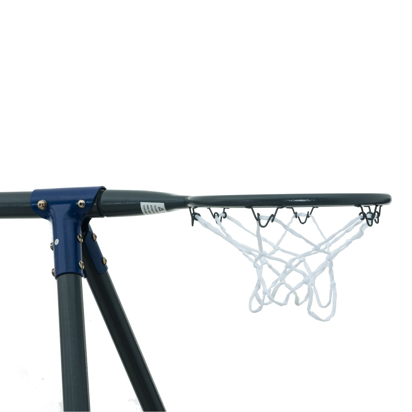 Interesting Six Function Swingset With Net Swing Metal Plastic Safe Swing Set 440Lbs For Outdoor Playground For Age 3+ With 31.5" Net Swing - /