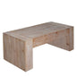 Modern Farmhouse Living Room Block Leg Coffee Table