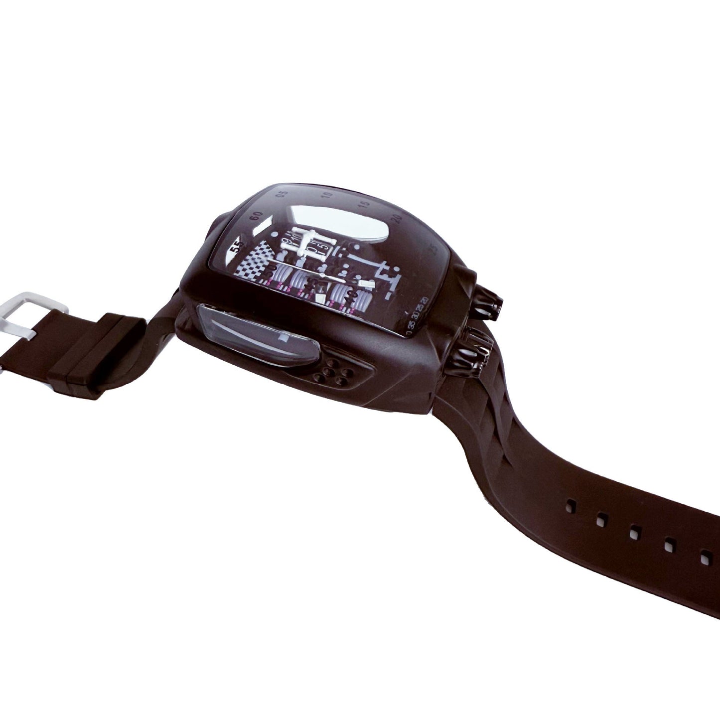 Engine Movement Mens Watch Brand Quartz Watch Fashionable And Distinctive