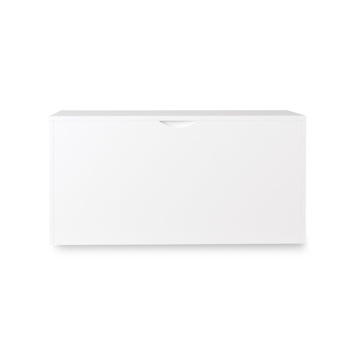 Toy Storage Organizer With Rolling Drawer, Chest With Wheels, Large Pull Out Bin For Nursery - White