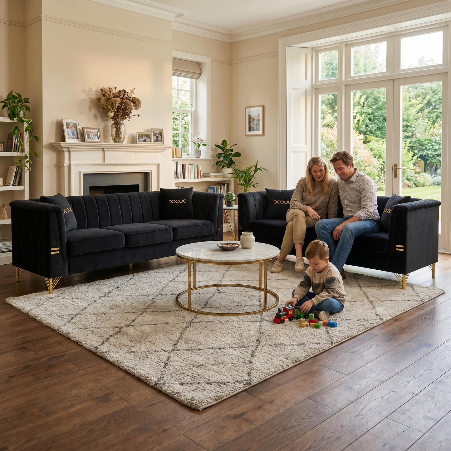 FX-P82-2PC Sofa Set