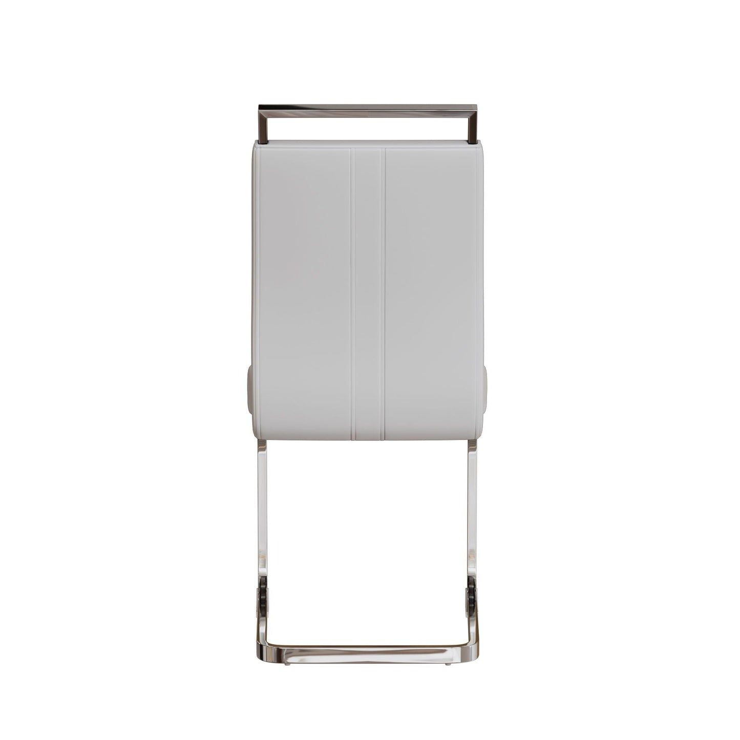 Modern Dining Chairs With Padded Seat, High Back