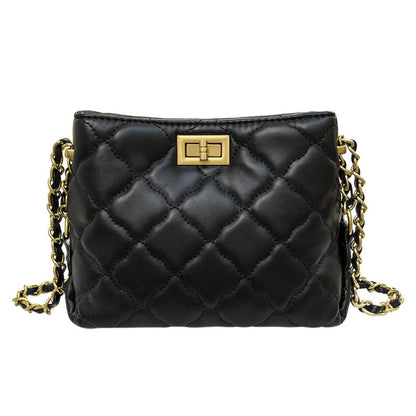 Mini crossbody purse women, spring and summer women's bags popular fashion versatile diamond chain crossbody bag,