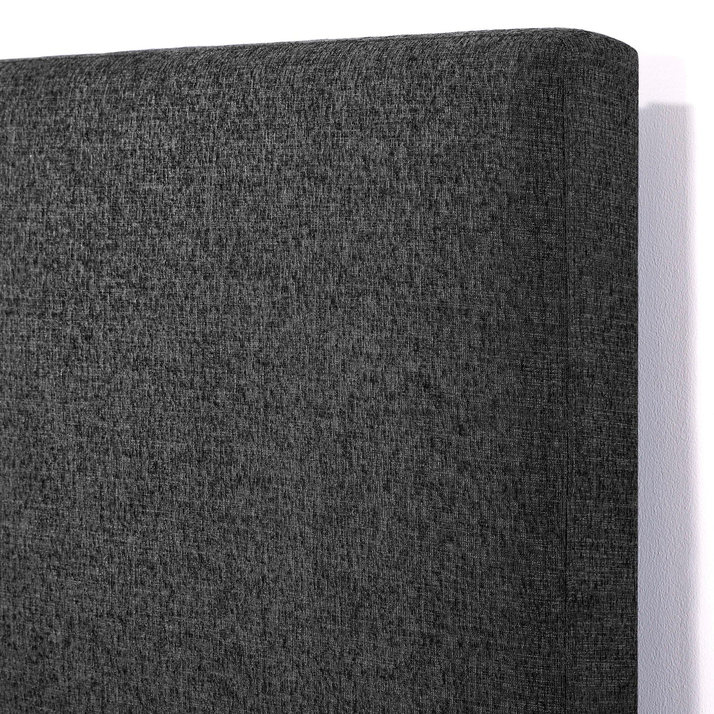 Platform Bed & Upholstered Headboard