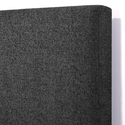 Platform Bed & Upholstered Headboard