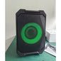 Portable Wireless Party Speaker | LED Lights, 2 Wireless Mics, Remote, TWS & Guitar Input