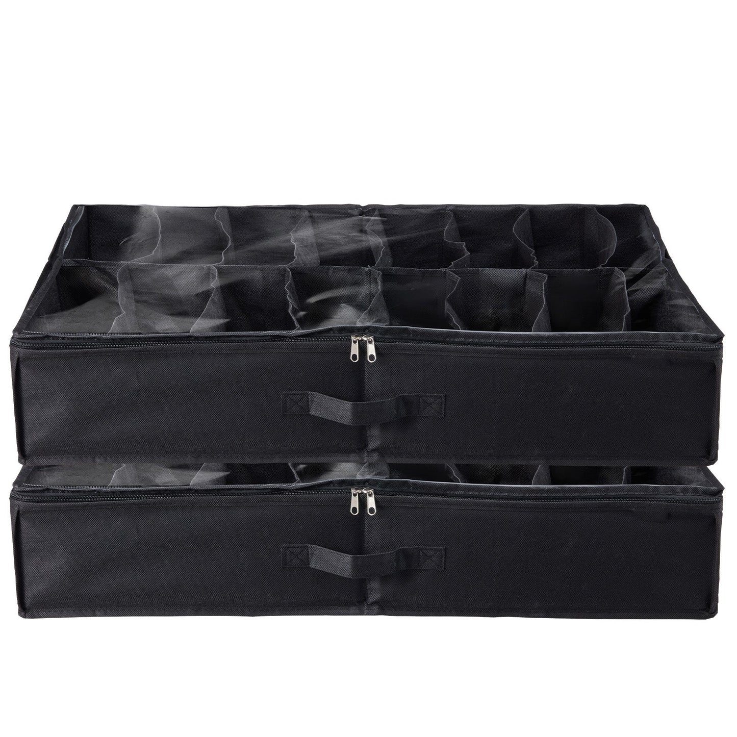 Sturdy Under Bed Shoe Storage Organizer, Set of 2
