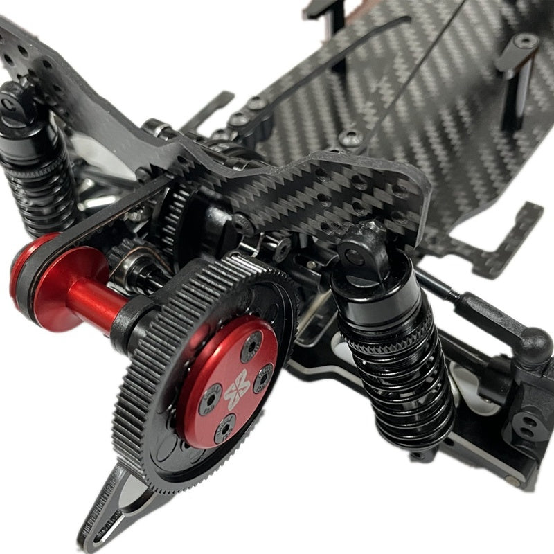 Drift Racing Frame Alloy Carbon Fiber Chassis Kit