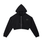 Loki & Ivy Essential Cropped Zip-Up Hoodie