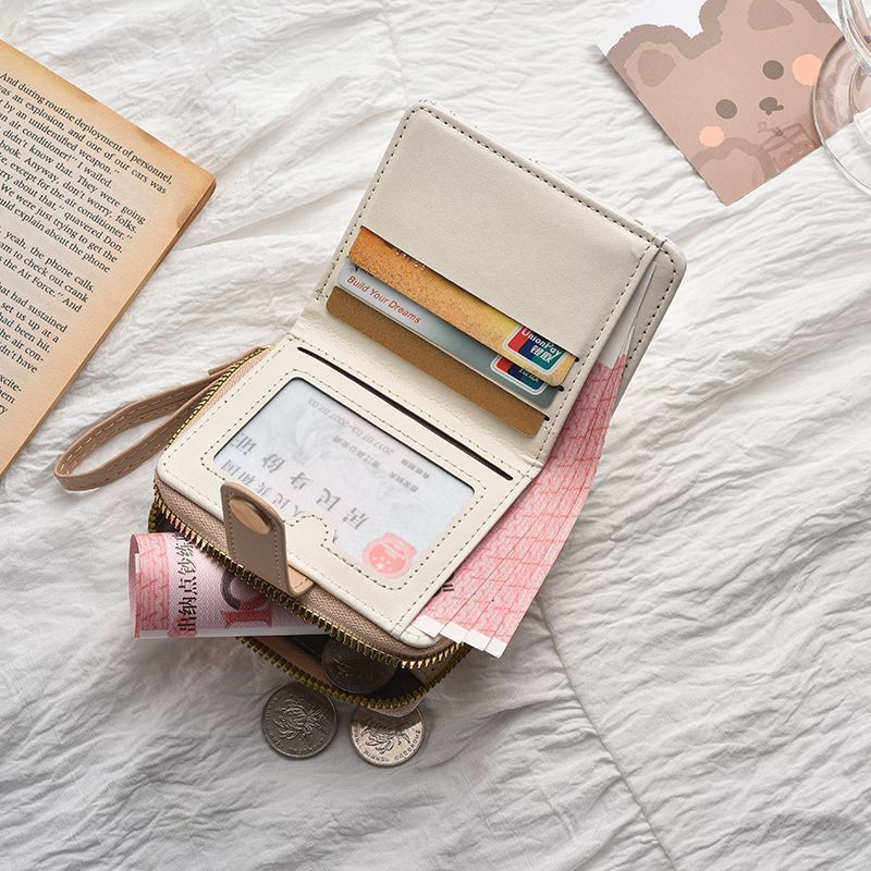 New Japanese-style Wallet Cute Cartoon Short Design